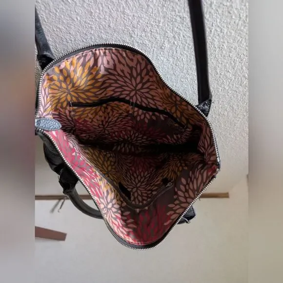 Lodis Black Pebbled Leather Tote Bag - Picture 5 of 9